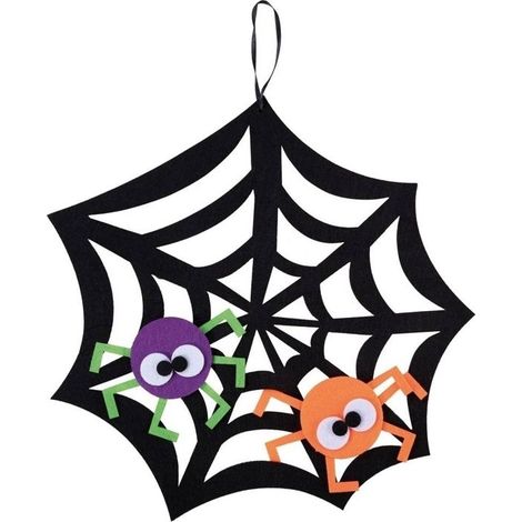 Couronne de porte - PTIT CLOWN - re22247 - Toile d'araignée - 30 cm - Décoration Halloween