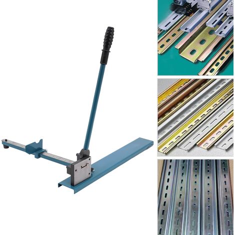 Senderpick – Coupe-rail manuel en aluminium avec règle de mesure – Coupe précise jusqu'à 15,7 pouces – Pour rails en aluminium jusqu'à 0,8 mm d'épaisseur (1/5)