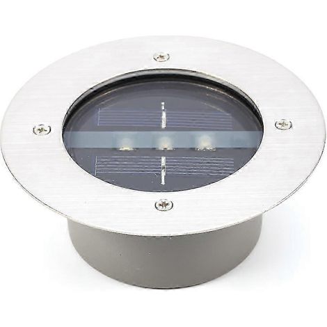 Lámpara LED solar subterránea para caminos, carreteras, jardines y terrazas. (1/2)