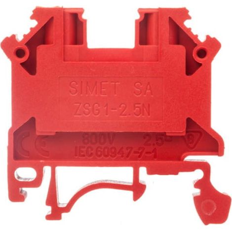 2-adriger Sammelschienenverbinder 2,5 mm² rot neu ZSG1-2,5Nc 11221311