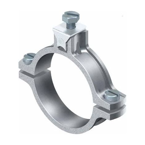 OBO Bettermann Collare di messa a terra per conduttore tondo 2" pressofusione di zinco zincato galvanicamente, 5050197