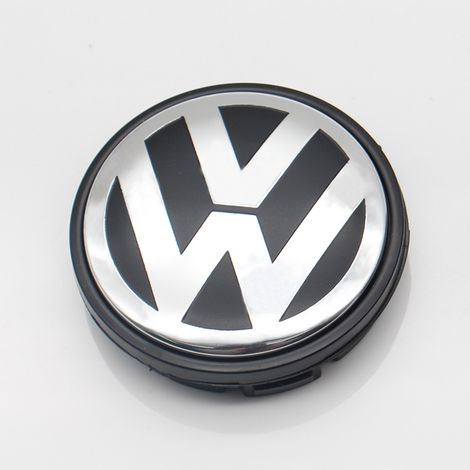 Lot de 4 enjoliveurs de moyeu VW 56 mm, cache centre de jante automobile