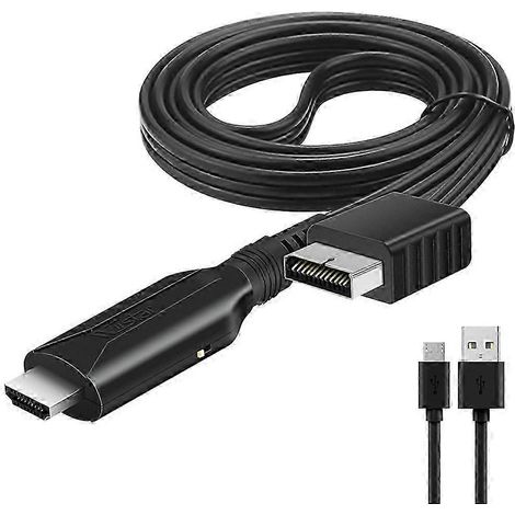 PS2-kompatibler Audio-Video-Konverter-Adapter mit Unterstützung für PS 1/2 für HDTV/PC Full HD-Kabel (1/5)