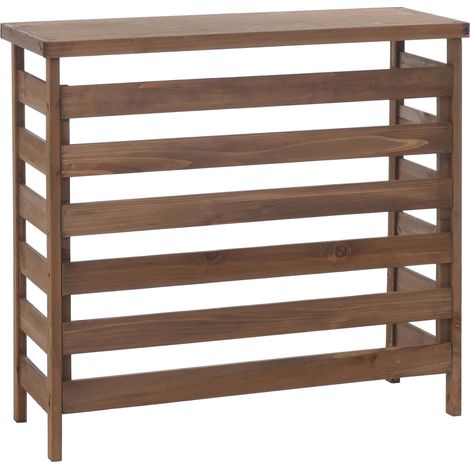 Habillage pour climatiseur/échangeur thermique HWC-Q15, cache en bois certifié MVG 78 x 84 x 32 cm -
