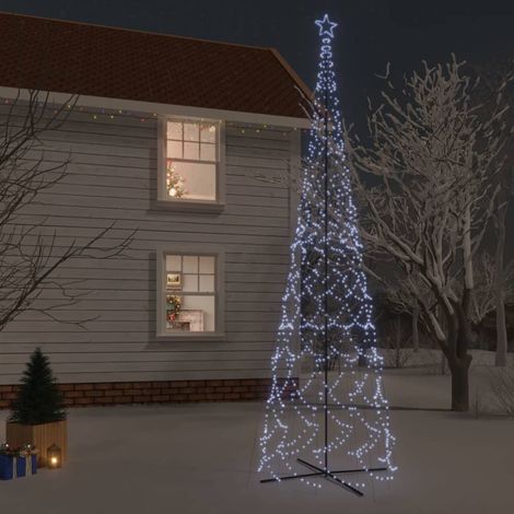 Sapin de Noël conique,Arbre de Noël cône 3000 LED Blanc froid 230x800 cm -WYW18830 (1/5)