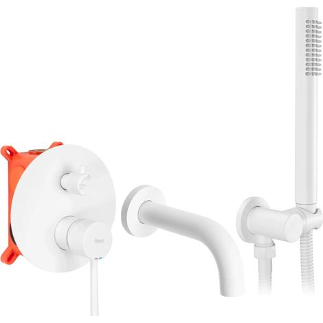 REA WANNENARMATUR LUNGO WHITE + BOX
