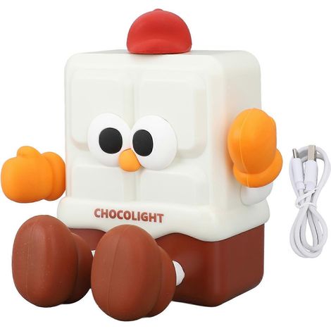 Veilleuse lapin mignonne pour enfants, lampe lapin kawaii, veilleuse animal, veilleuse lapin sans fil à piles (1/5)