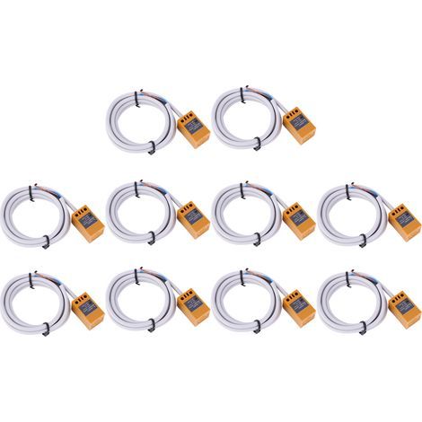 10 Stück JYIO Induktiver Näherungsschalter TL Q5MC1 für 5-mm-Metallsensoren, DC 6–36 V (1/5)