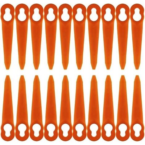 100 lames pour Stihl PolyCut 2-2 PolyCut 3-2, FSA 45 FSA 57 FSE 52, lames en plastique pour tondeuse sans fil Stihl