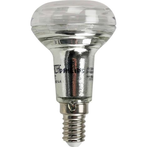 PHILIPS Lampe LED 1,4W R50 E14, blanc chaud, non dimmable (1/3)