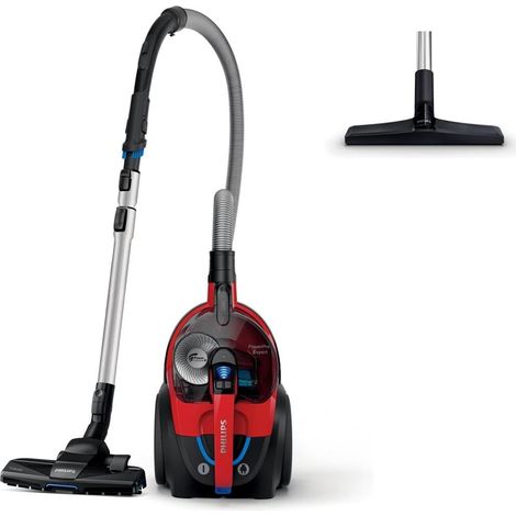 Aspirateur Sans Sac - 900 W Avec Filtre Anti-allergènes H13 et Brosse TriActive (FC9729/09) (1/5)