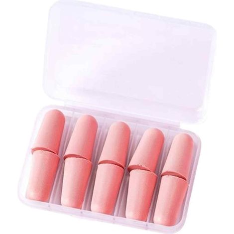 Lot de 10 Bouchons d'oreilles, Mousse souple, Forme ovale, Réduction de bruit, Pour dormir et travailler(Q3 : Nouveaux produits pour le mois d'août) (1/5)