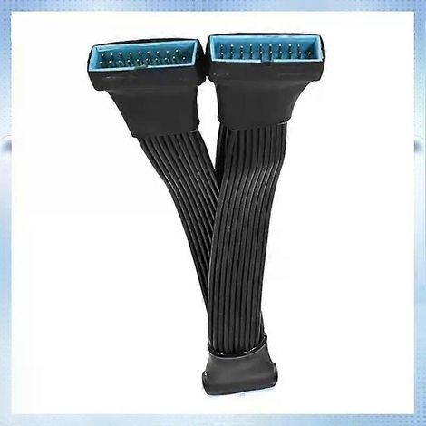 Câble d'extension USB 30, câble répartiteur USB 30 19/20 broches pour carte mère - JXLGV (1/4)