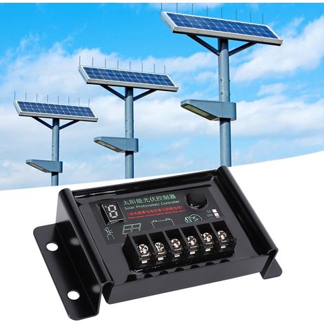 Solarmodul-Regler, Stromerzeugungsregler, wasserdicht, 10 A, 9,6 V, 11,1 V, 12,8 V, 14,8 V, 22,2 V (1/5)