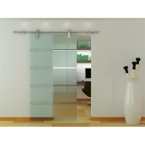 Glaswerk Westfalen - 775x2025 mm Glasschiebetür Zimmertür 01 (1/5)