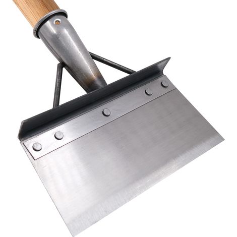 Pelle Jardinage, Pelle de Nettoyage Multifonctionnelle en Acier Inoxydable, Outillage de Jardin pour Mauvaises Herbes et Mousse, Outil de Désherbage de Ferme (1/5)