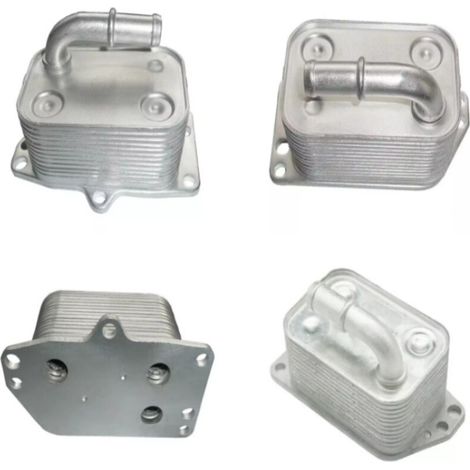 1103N3 3221470 convient à la base de filtre à huile Peugeot 3008 307 408 Citroën C4 C5, base en aluminium, pour l'installation du filtre à huile, y compris la soupape de dérivation. (1/3)