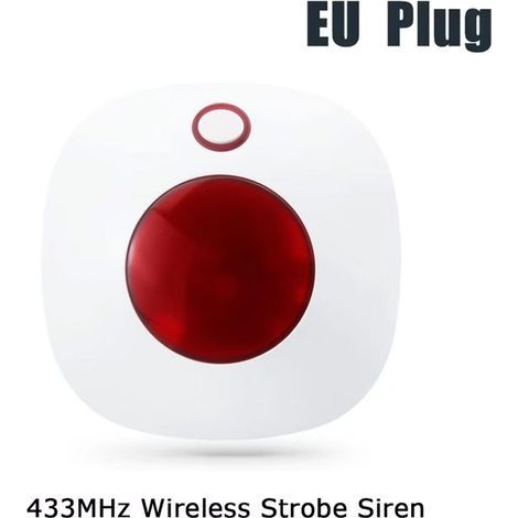 Tuya Sirena Wireless RF433 con Allarme Sonoro e Luminoso (1/5)