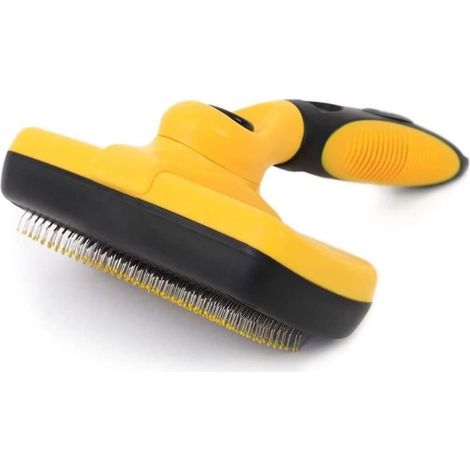 BROSSE-CARDE Brosse pour Chien autonettoyante Brosse pour Chat Brosse Poils Morts Brosse pour sous-Poil adaptée aux Poils mi-Longs (1/4)