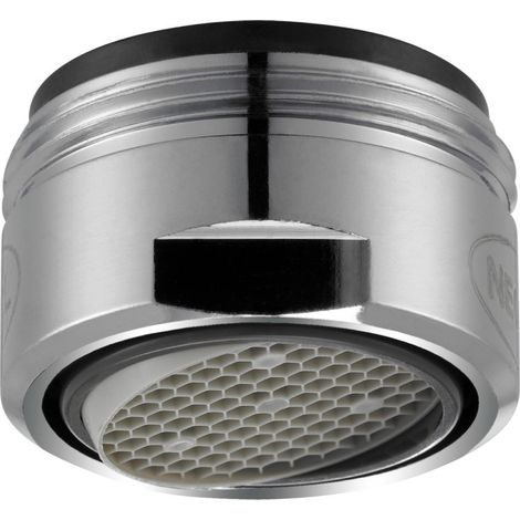 AERATORE MASCHIO IN OTTONE CROMATO MODELLO SSR CON SNODO INTERNO PER MISCELATORE MM 24X1   PARIGI S.P.A.