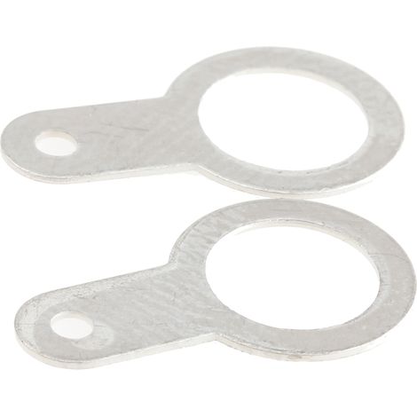 Languette à souder 6.4mm, Laiton Etain ( Prix pour Sachet de 250 )
