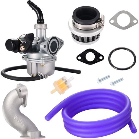 Carburador PZ19 con filtro de aire. Kit de reconstrucción de carburador para XR CRF 50cc 70cc 90cc 110cc 125cc Ciclomotor ATV Taotao Sunl Kazuma