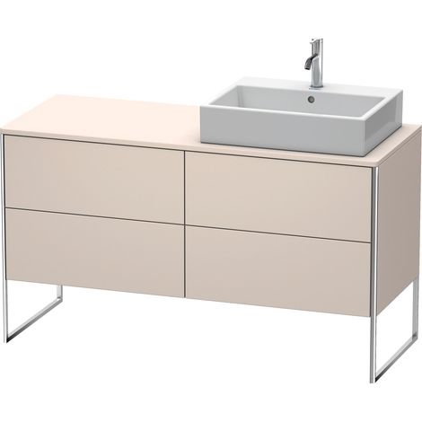 Duravit XSquare mueble bajo lavabo consola, apoyado en el suelo,
