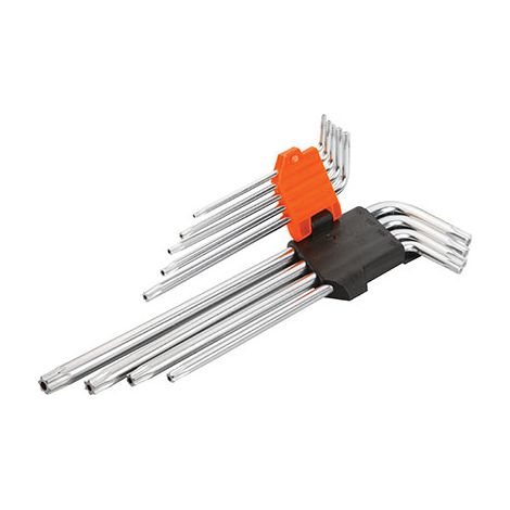 CHIAVI TORX TAMPER EXTRA LUNGHE 207909 WOKIN - T10/50 CF=PZ 9- 2 confezioni