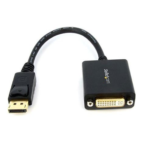 StarTech Startech Displayport Adapter 0,15m DP zu DVI HDTV passiv St./Bu. schwarz (DP2DVI2) (1/5)