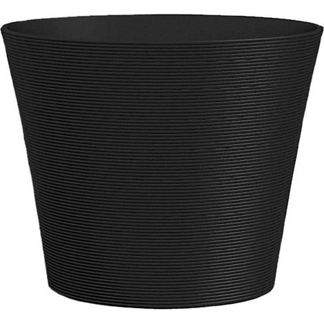 Blumentopf - GARDEN ID - Green Care Sense Schwarz-Anthrazit - 30 x 27 cm - 10 Jahre Garantie - 100% recycelt - UV- und Frostbeständigkeit
