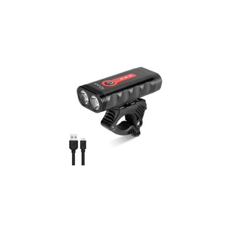 Leistungsstarke Fahrradlampe mit 2400 Lumen, 4400-mAh-Akku, USB-aufladbare LED-Stirnlampe, 4 Leuchtmodi, IP65 wasserdicht, ideal für Camping, für Damen und Herren. – Crezuo