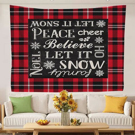 College Tapestry Printed Tapestry For Bedroom Aesthetic Wall Hanging for Living Room Divider Door Curtain (1/5)