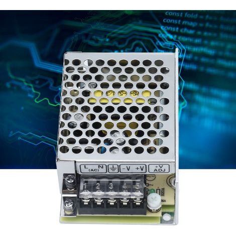 BERM LED-Netzteil 100–240 V AC, 25 W Schaltnetzteil MS-25-5 (1/5)