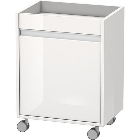 Duravit KETHO mobile con rotelle 360x500x670mm apertura sinistra cemento