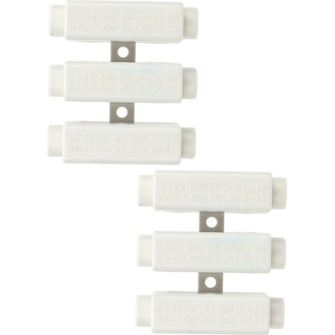 Connecteur de Jonction 3 Pôles à Vis, Bloc de Bornes Compact Haute Puissance 1000V pour Câblage Rapide, Lot de 2 (1/5)