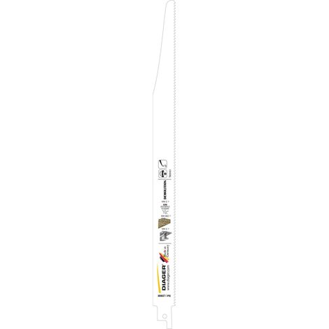 Paquete de 5 hojas de sierra sable especiales para demolición - L206M (1/2)