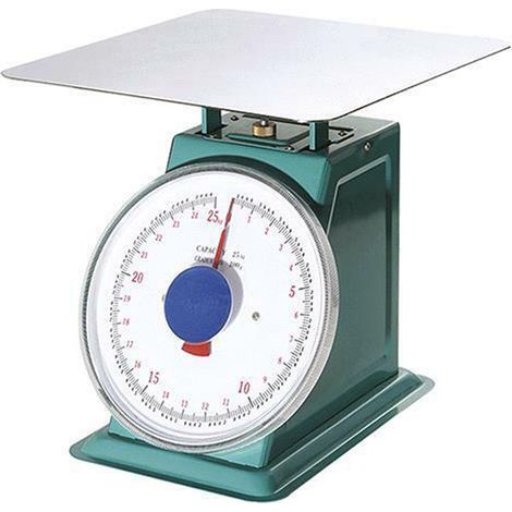 BILANCIA ANALOGICA DA CUCINA PESO 50Kg MECCANICA PIATTO ACCIAIO