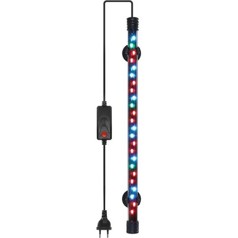Luci per acquario, luci per acquario con chip LED ultra luminosi, luci per acquario a spettro completo per acquari d'acqua dolce e salata (24 chip LED, versione UE)