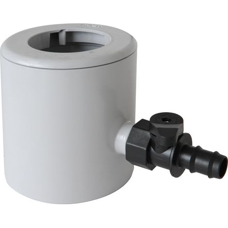 First Plast RAPF186N Recuperatore Acqua Piovana con Parafoglie e Valvola Portagomma, Grigio (1/3)