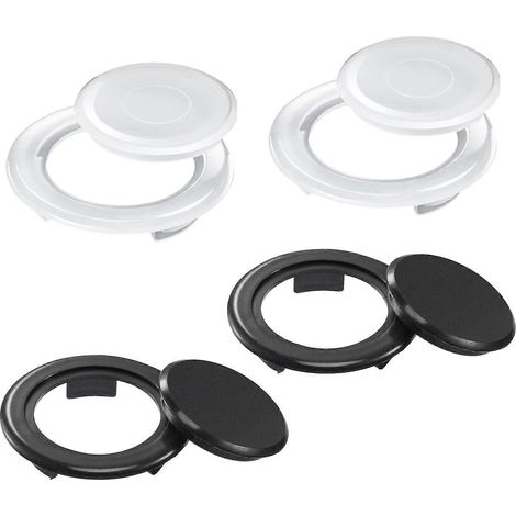 Lot de 4 bagues et capuchons pour trou de table parasol, anneaux en plastique pour parasol de terrasse et jardin (1/5)