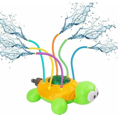Sprinklerspielzeug, drehbares Schildkröten-Sprinklerspielzeug, Wasserspritzspielzeug, Sprinklerspielzeug, Sommerspielzeug, Strand- und Badespielzeug für Kinder (1/5)