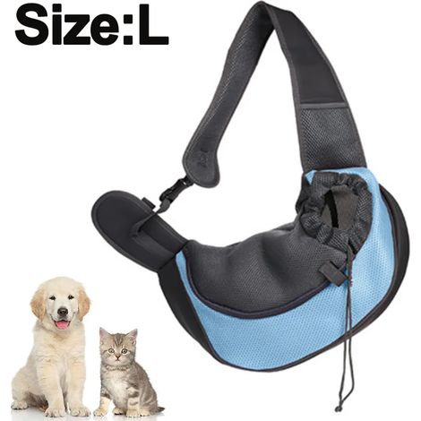 Bolsa portátil para mascotas, mochila para perros y gatos pequeños - segura y cómoda (1/5)