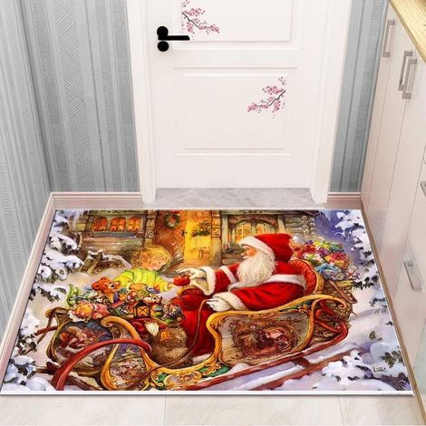 Chaussette De Noël - Tricotée En Acrylique - Motif Câblé Avec Broderie Monogramme - Boucle De Suspension - Taille Mini - Pour Décoration Et Cadeaux - 1 Pièce (1/4)
