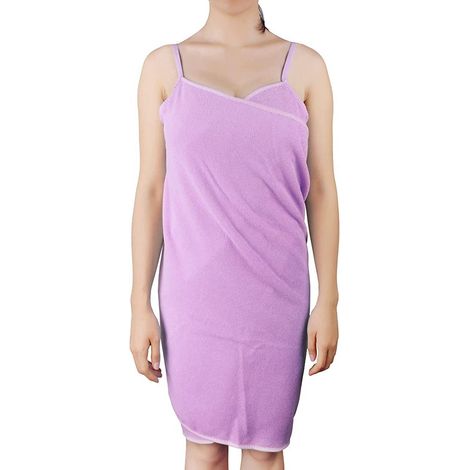 Serviette de bain portable, peignoir, serviette de douche, spa, plage, piscine, microfibre, douce, absorbante (1/5)