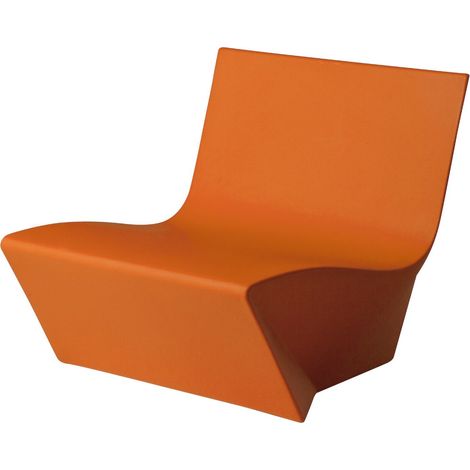 Kami Ichi Arancione - No cuscino originale slide di design per giardino esterno interno colorata moderna polietilene made in Italy sedia seduta poltrona (1/2)