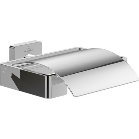 Villeroy & Boch TVA15201300061 Toilettenpapierhalter mit Deckel (1/2)