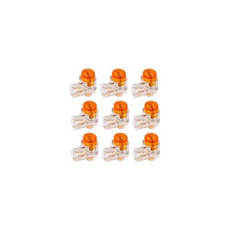 Litzee – Conectores impermeables UY Scotchlok – Paquete de 50 – Para cables de 0,4 a 1,52 mm – Gel sellador para protección contra la humedad y la corrosión – 50 unidades – Crezuo