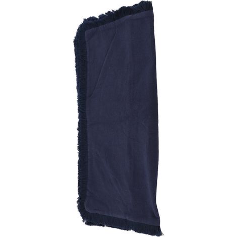 Taie de coussin couleur pure coton moderne design simple ferme coussin bleu ombre 50x50cm (1/4)