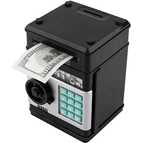 Tirelire électronique en Forme de Cochon pour espèces, pièces de Monnaie, boîte à Billets, Coffre-Fort Automatique pour Billets, Mot de Passe, Distributeur ATM - Cadeau d'anniversaire pour Enfants (1/5)