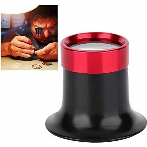 [JAMAIS UTILISÉ]Loupe D'horloger, Réparation De Loupe Oculaire en Alliage D'aluminium 10x pour Lecture Tous Les Travaux De Précision Réparations